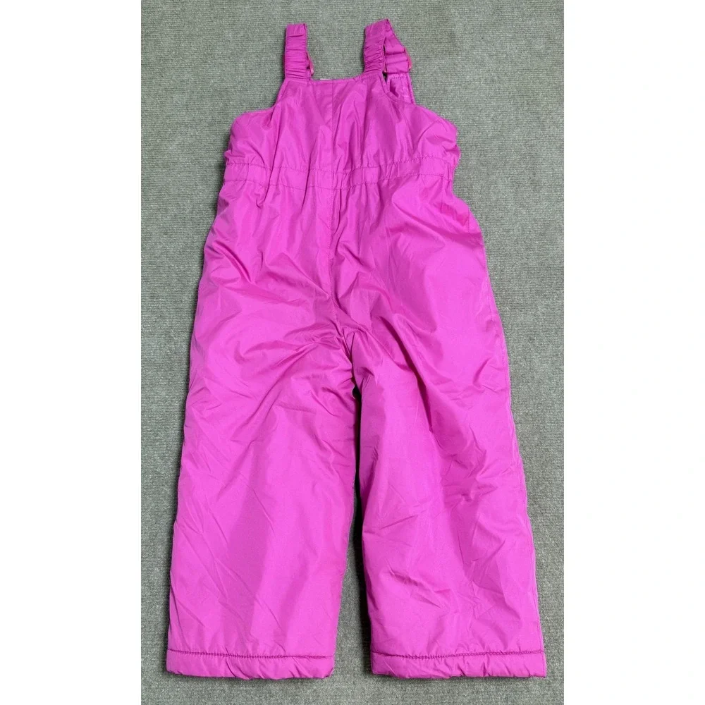 ZeroXposur Ski Pants Girls 3T Pink Insulated Snow‎ Bib Adjustable Winter